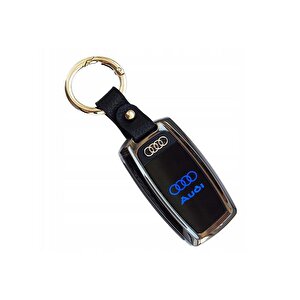 Usb Şarjlı Audi Anahtarı Görünümlü Fenerli Çakmak Siyah