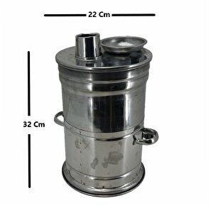 Paslanmaz 304 Çelik 5 Litre Semaver