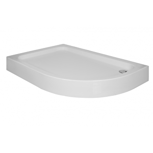 90x80x12 Asimetrik Monoblok Sol Duş Teknesi
