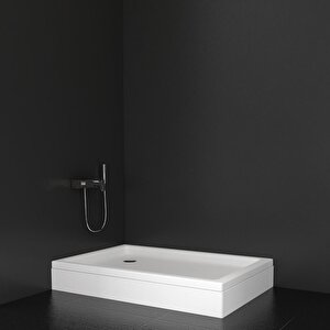 130x80x16 Diktörtgen Panelli Duş Teknesi