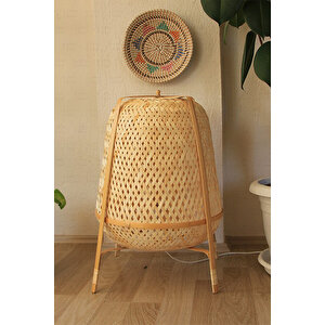 Knixhult Bohem Bambu Yer Lambası 66 Cm - İskandinav, Modern, Rattan, Aydınlatma
