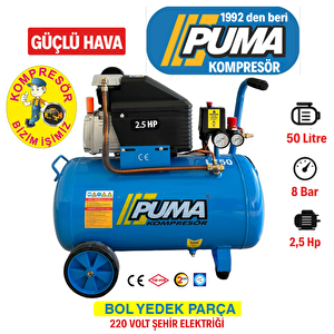 50 Lt Hava Kompresörü