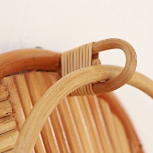 Bohem Rattan Banyo Havlu Askısı, Askılık, Iskandinav, Modern,