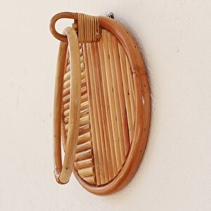 Bohem Rattan Banyo Havlu Askısı, Askılık, Iskandinav, Modern,