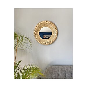 Bohem Sinnerlig Bambu Ayna - Iskandinav, Modern, Rattan