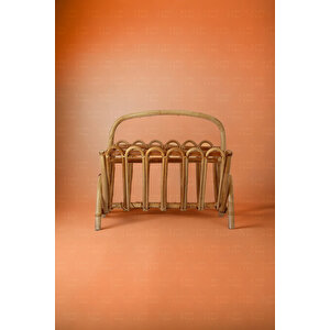 Bohem Rattan Dikdörtgen Gazetelik Ve Dekoratif Dergilik, Iskandinav, Modern,