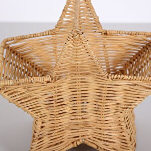 Bohem Rattan Yıldız Çatallık Ve Kaşıklık, Iskandinav, Modern