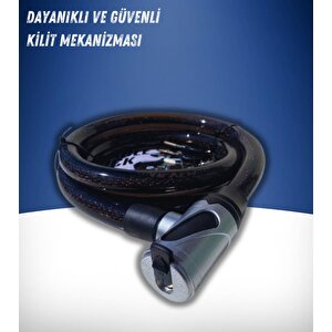 Arven-4 Zx-1253-1 (200cm) Çelik Halat Kilit M