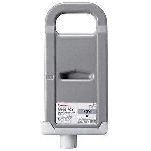Feyza Bilişim® Canon Pfi-701 Pgy (photo Gray) Fotoğraf Gri Plotter Orijinal Mürekkep Kartuş 700 Ml. (0910b001)