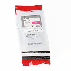 Feyza Bilişim® Canon Pfi-320 M (magenta) Kırmızı Plotter Orijinal Mürekkep Kartuş 300 Ml. (2892c001)