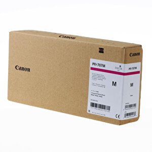 Feyza Bilişim® Canon Pfi-707 M (magenta) Kırmızı Plotter Orijinal Mürekkep Kartuş 700 Ml. (9823b001)