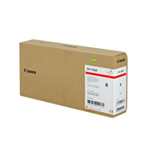 Feyza Bilişim® Canon Pfi-706 R (red) Kırmızı Plotter Orijinal Mürekkep Kartuş 700 Ml. (6687b001)
