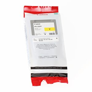 Feyza Bilişim® Canon Pfi-320 Y (yellow) Sarı Plotter Orijinal Mürekkep Kartuş 300 Ml. (2893c001)