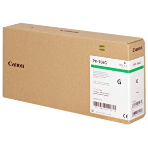 Feyza Bilişim® Canon Pfi-706 G (green) Yeşil Plotter Orijinal Mürekkep Kartuş 700 Ml. (6688b001)