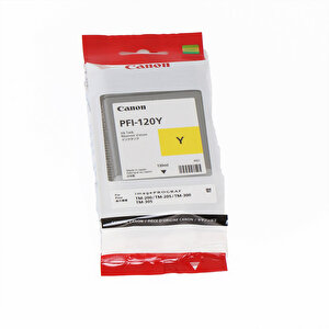 Feyza Bilişim® Canon Pfi-120 Y (yellow) Sarı Plotter Orijinal Mürekkep Kartuş 130 Ml. (2888c001)