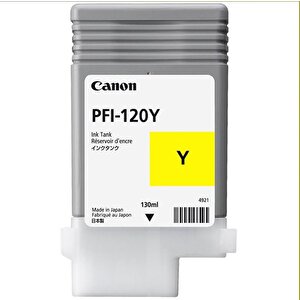 Feyza Bilişim® Canon Pfi-120 Y (yellow) Sarı Plotter Orijinal Mürekkep Kartuş 130 Ml. (2888c001)