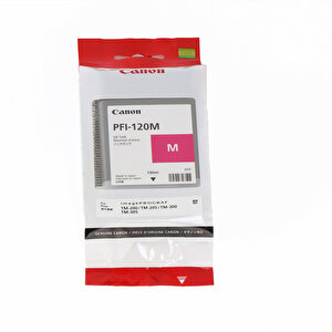 Feyza Bilişim® Canon Pfi-120 M (magenta) Kırmızı Plotter Orijinal Mürekkep Kartuş 130 Ml. (2887c001)