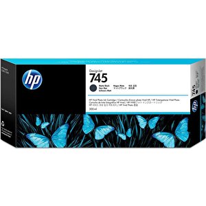 Feyza Bilişim® Hp 745 Matt Black 300 Ml. Mat Siyah Orijinal Plotter Designjet Mürekkep Kartuşu (f9k05a)