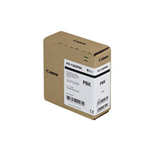 Feyza Bilişim® Canon Pfi-1300 Pbk (photo Black) Fotoğraf Siyahı Plotter Orijinal Mürekkep Kartuş 330 Ml. (0811c001)