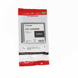Feyza Bilişim® Canon Pfi-120 Mbk (matt Black) Matt Siyah Plotter Orijinal Mürekkep Kartuş 130 Ml. (2884c001)