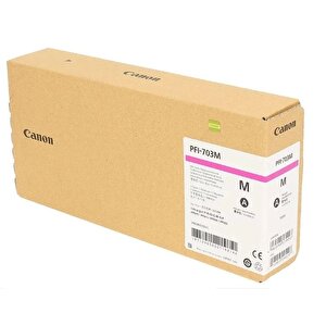 Feyza Bilişim® Canon Pfi-703 M (magenta) Kırmızı Plotter Orijinal Mürekkep Kartuş 700 Ml. (2965b001)
