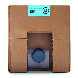 Feyza Bilişim® Hp 3m 891 Lc 10 Litrelik Light Cyan Latex Mürekkep Kartuşu (g0y76a)