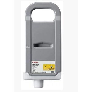 Feyza Bilişim® Canon Pfi-703 Y (yellow) Sarı Plotter Orijinal Mürekkep Kartuş 700 Ml. (2966b001)