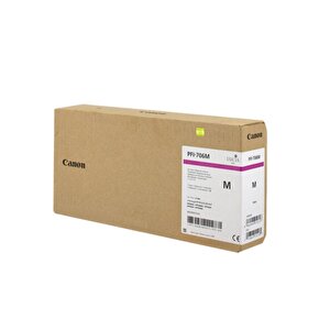 Feyza Bilişim® Canon Pfi-706 M (magenta) Kırmızı Plotter Orijinal Mürekkep Kartuş 700 Ml. (6683b001)