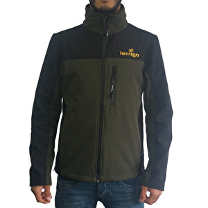 Lemigo Softshell Mont Haki-siyah M
