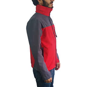 Lemigo Softshell Kırmızı-gri Mont L
