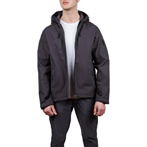 Alpinist Peak Softshell Erkek Outdoor Mont Antrasit (500401) S