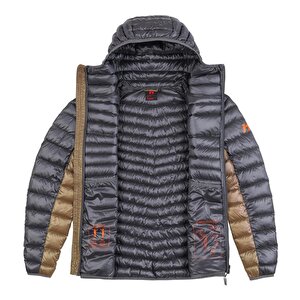 Hannah Arden Erkek Kaz Tüyü Mont Asphalt / Khaki L