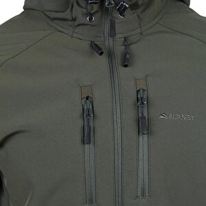 Alpinist Peak Softshell Erkek Outdoor Mont Haki (500401) L