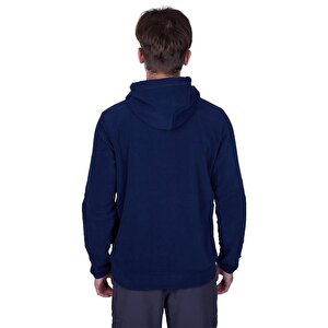 Alpinist Cliff Erkek Kapşonlu Polar Lacivert (600509) Xxl
