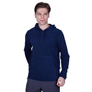 Alpinist Cliff Erkek Kapşonlu Polar Lacivert (600509) L