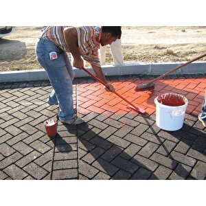 İsonem Street Paint Asfalt Ve Beton Zemin Boyası 18 Kg Paprika