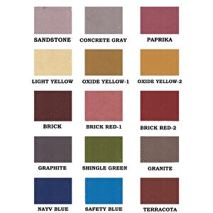 İsonem Street Paint Asfalt Ve Beton Zemin Boyası 18 Kg Brick