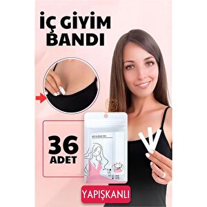 Modacar İç Giyim Bandı Çift Taraflı Yapışkanlı Su Geçirmez 36 Adet