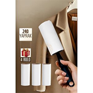 Modacar Tüy Alıcı Rulo Tüy Toplayıcı 240 Yaprak 4 Top