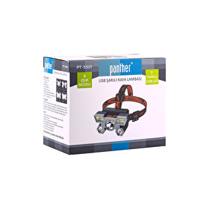Panther Usb Şarjlı Kafa Lambası Pt-5501