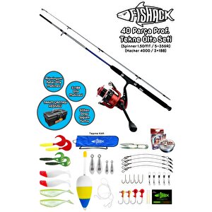Fishack 40 Parça Profesyonel Tekne Olta Seti - 1.50mt/3+1bb