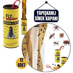 Modacar 12 Adet Yapışkanlı Sinek Kapanı 74 Cm