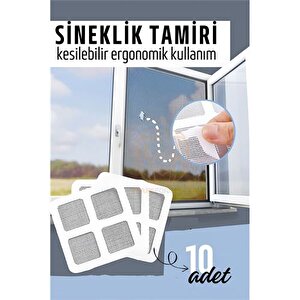 Modacar Sineklik Tamir Bandı 10 Adet 10 X 10 Cm