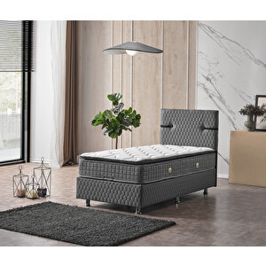 Aston Baza Başlik Gri̇ Tek Ki̇şi̇li̇k (yatak Hari̇ç) 90x190 Cm