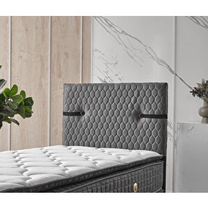Aston Baza Başlik Gri̇ Tek Ki̇şi̇li̇k (yatak Hari̇ç) 90x190 Cm