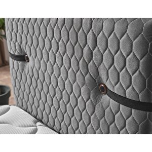 Aston Baza Başlik Gri̇ Tek Ki̇şi̇li̇k (yatak Hari̇ç) 90x190 Cm