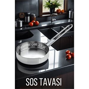 Modacar Çelik 20 Cm Sos Tavası Martorano Design