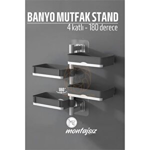 Modacar 4 Katlı Banyo Organizer Stand