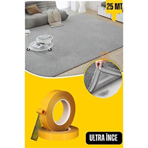 Modacar Halı Yapıştırıcı Halı Kaydırmaz Bant  Ultra İnce 25 Metre