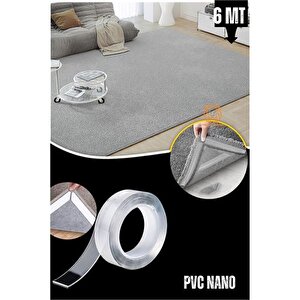 Modacar Halı Yapıştırıcı Halı Kaydırmaz Bant Nano Pvc 6 Metre